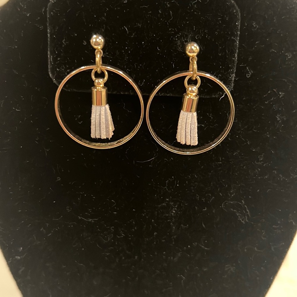 N 1.5” J Crew In The Hoop Earrings
